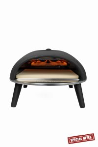 DeliVita Diavolo Gas-Fired Portable Pizza Oven – Powered by Propane