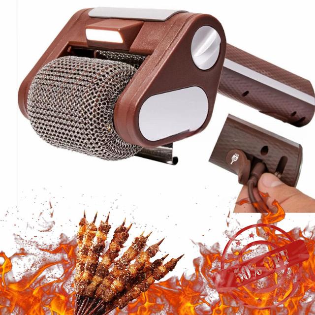 Electric Grill Cleaner Bristle-Free: BBQ Power Brush for Grill Cleaning