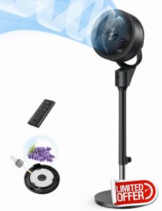 Dreo 80ft Electric Standing Fan for Bedroom