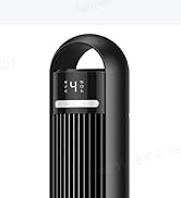 Dreo 43 Inch Smart Pedestal Fan for Bedroom, 25dB Silent Standing Fan with Remote, 120°+105° Osci...
