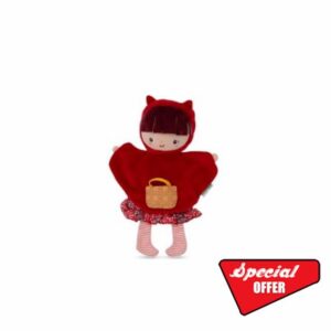 LILLIPUTIENS - Little Red Riding Hood Hand Puppet - Interactive Toy for Children - Great for Telling the Famous Tale and Other Stories - Stimulates Imagination and Creativity - From 2 Years