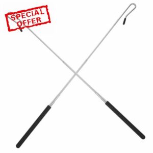 FELTECHELECTR 2pcs Puppet Arm Control Rods for Hand Puppet Manipulation Puppetry Control Sticks for Interactive Play and Performance