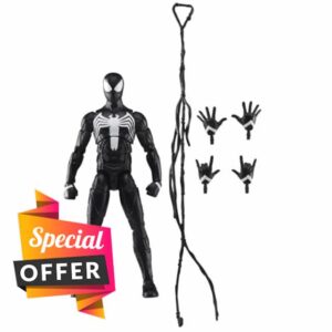 Spider-Man Marvel Legends Series Gamerverse Peter Parker Black Suit Action Figure