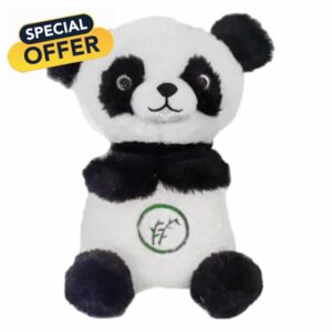 Breathing Stuffed Animal 13x6x6'' Realistic Glowing Panda Plush with Lullaby & Breathing Motion Cuddly Breathing Stuffed Animals for Anxiety