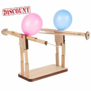 ifundom Wooden Fencing Toys Indoor Toy Wooden Fencing Puppet Dolls Kit Desktop Game Toy Desktop Fencing Puppet Fencing Puppet Crafts Wooden Dolls Interactive Toys Khaki
