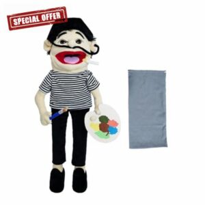 Jeffy's Mom/Dad Puppet SML Toys | Hand Puppets | Jeffy Character Stuffed Doll Hand Puppet Toy | 13.78 In Funny Jeffy Soft Stuffed Plush Doll For Preschoolers Kids Play House Holiday Party