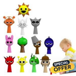 TS TAC-SKY Sprunki Mystery Box - 12 Fun Robot Figures Set