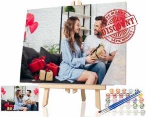 Custom Paint by Numbers for Adults - Personalized DIY Photo to Art Kit | Beginner-Friendly Gift