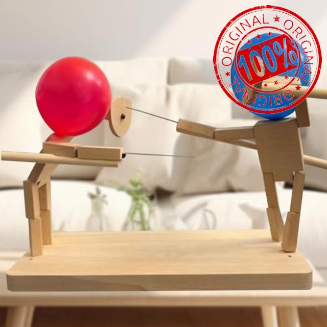 Wooden Fencing Puppets