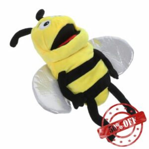 JOINPAYA Bee Hand Puppet Animal Hand Puppet Bee Party Decoration Puppet Theater Puppet Bee Stuffed Animal Stuffed Hand Puppet Role Play Puppets Interactive Hand Puppet Puppet Toy Plush