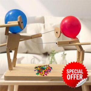 2-Player Balloon Bamboo Man Battle Game