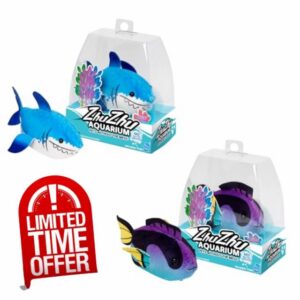 Zhu Zhu Pets | Zhu Zhu Aquarium Toy Fish Twin Pack - Butch & Wesley | Interactive