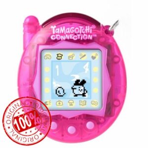 TAMAGOTCHI Bandai Connection Digital Translucent Pink Shell Virtual Pet Electronic Toy With Infra-Red Connection For Shared Fun | Kids Toys For Girls And Boys Are Great Japanese Gifts
