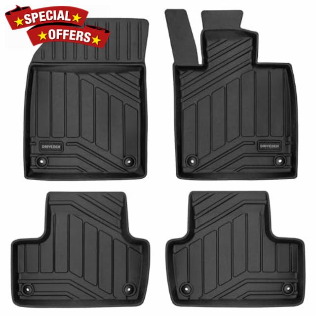 DRIVEDEN Tailored-fit Rubber Car Mats Set for Volvo XC60 Mk.2 2017-2024