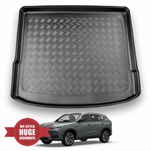 Nomad Boot Liner Compatible With MG HS (2024-) Tailored Fit Car Protector Guard Tray Black Custom Fitted Accessory - Dog Friendly & Waterproof with Raised Edges