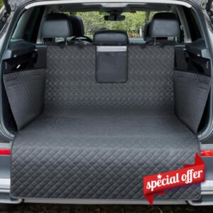 BIERPOER SUV Car Boot Protector - Waterproof Dog Boot Liner for Cars