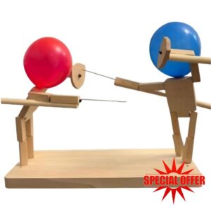 2 Player Balloon Bamboo Man Battle Game
