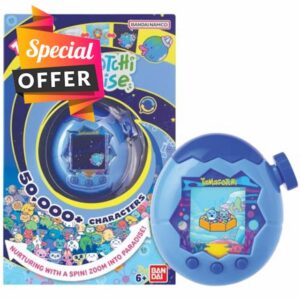 TAMAGOTCHI Bandai Paradise Digital Pet Blue Water Shell | Evolved Electronic Pet Toy With Zooming Worlds Paradise Virtual Pets For Kids And Adults Make Fun Gifts For Girls And Boys