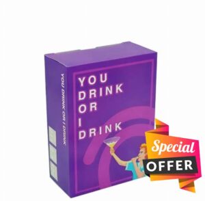 You Drink Or I Drink Party Drinking Game Cards - Competitive