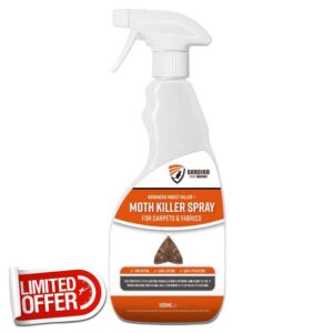 Gardian Defence Moth Protection Spray - 500ml Carpet and Clothes Moth Spray for Wardrobes