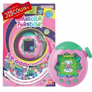 TAMAGOTCHI Bandai Paradise Digital Pet Pink Land Shell | Evolved Electronic Pet Toy With Zooming Worlds Paradise Virtual Pets For Kids And Adults Make Fun Gifts For Girls And Boys