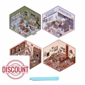 DIY 3D House Stickers