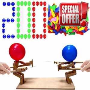 2 Player Balloon Bamboo Man Battle Game