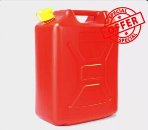 20 Litre 5 Gallons Plastic Jerry Can Fuel Petrol Diesel Water Camping Outdoors Travelling With Lock Pin (1)