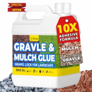 JDiction LockHold Gravel Binder 1L– Waterbased Resin Gravel Glue for Bonding Stones