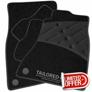 Car Mats to fit 7 (J7) (NON HYBRID) 2025+ Black Carpet - Black Ribbed Trim - Black Full Width Heel Pad [SAPP-2968]