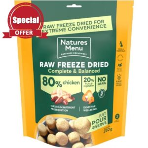 Natures Menu Freeze Dried Dog Food 80/20 Chicken - 250g