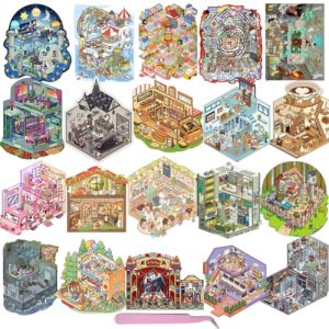 DIY 3D Stickers Scene for Adults Teen Girls Kids