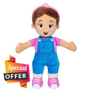 Ms Rachel Plush Doll Huggable Lovey Security Blankets For Babies Plush Figures Baby Sensory Doll Birthday Gifts 1-3 Year Old Boys Girls