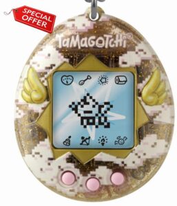 TAMAGOTCHI Bandai Angel Digital Pet Lovely Angel Shell | Raise Your Angel Cyber Pet With This 5cm Electronic Toy Digital Pets Make Great Retro Gifts For Kids And Adults Age 8+