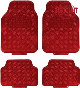 EVOKK Heavy Duty 5kg Rubber Car Mats - Non-Slip Deep Dish Floor Mats for Cars