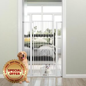 GYMAX Extra Tall Pet Gate