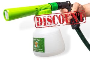 Pet - Clean Artificial Grass Spray Cleaner Hose Attachment - Easily Clean Your Astro Turf Artificial Lawn to Banish pet Smells. Eradicate Dog Urine odours with This refillable Tool.