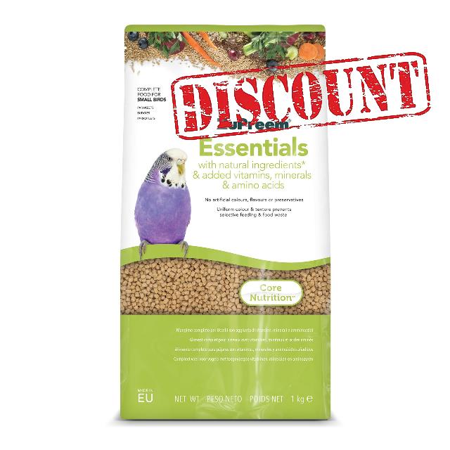 ZuPreem Essentials Complete Bird Food Suitable for Parakeets
