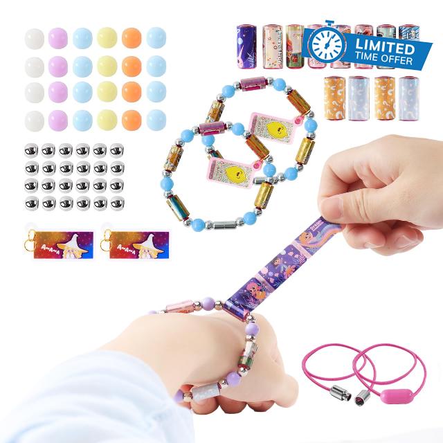 Sticker on Rollers Bracelet for Kids