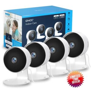 GNCC GC3 4-Pack CCTV Cameras for House Security