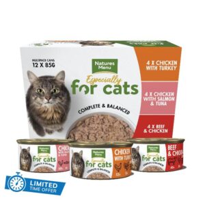 Natures Menu Paté for Cats Adult Cat Food Multipack - 12 x 85g