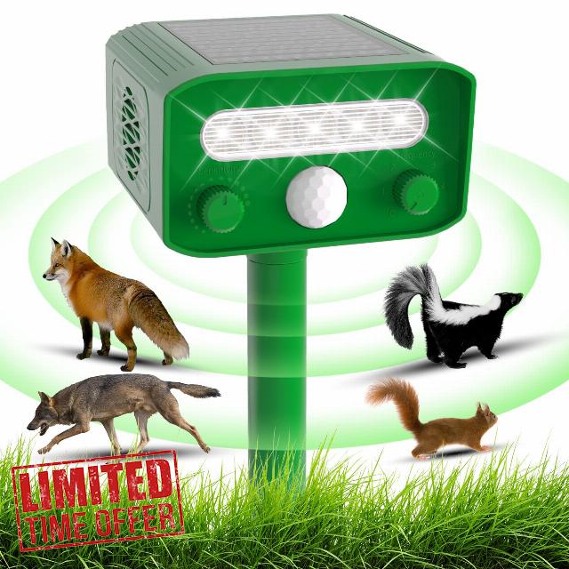 Cat Repellent for Gardens uk 2025 Upgraded Strengthen with Fox Repellent for Gardens uk Cat Deterrent Dog Repellent Outdoor Suitable for Repelling Cats