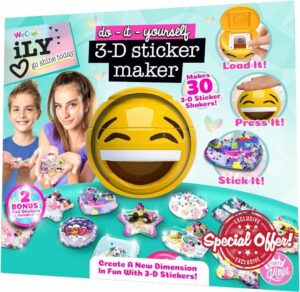 Paladone ILY DIY 3D Sticker Maker for Girls and Boys