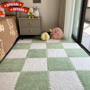 Interlocking Plush Foam Carpet Tiles