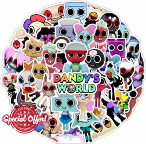 Dandy Stickers Horror Game World Stickers