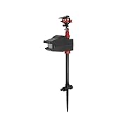 Pestbye Waterproof Cat Repellent Ultrasonic Repeller Cat Scarer with Ground Stake (Battery Powered)
