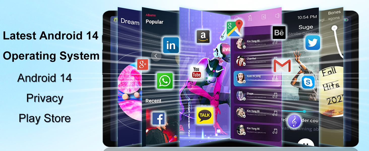 Smartphone with extended storage capability. Screen displays app icons. Text indicates 22GB+128GB memory and 1TB extended storage, allowing multitasking and smooth app switching. 128GB available for file storage.