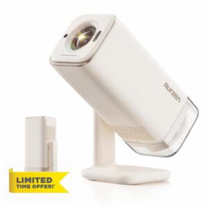 Aurzen BOOM Air Google TV Smart Projector with WiFi and Bluetooth