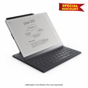 emarkable Type Folio – Keyboard for Your Paper Tablet – No Charging or Cables – English (Ink Black)