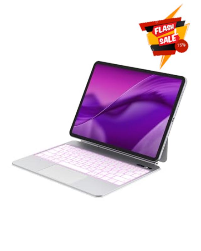 Bettdow Magnetic Keyboard Case for iPad Air 13" M2 2024/M3 2025/iPad Pro 12.9" 6th/5th/4th/3rd Gen